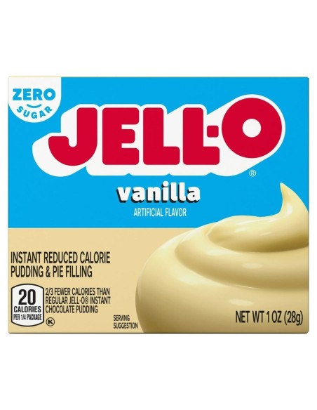 Jell-O Instant Pudding & Pie Filling Vanilla Zero Sugar