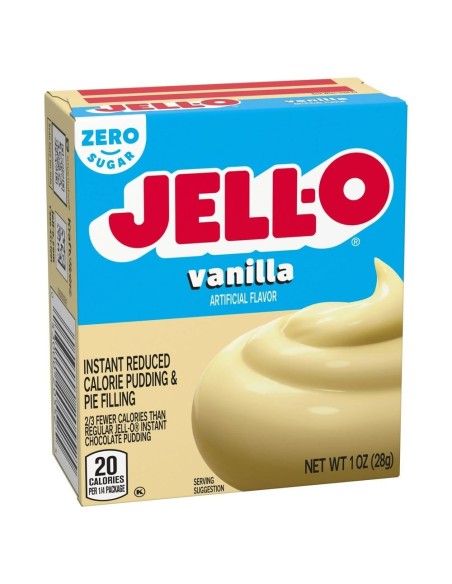 Jell-O Instant Pudding & Pie Filling Vaniglia Zero Zucchero