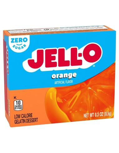 Jell-O Gelatina de naranja sin azúcar