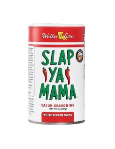 Condimento cajún Slap Ya Mama, mezcla de pimienta blanca, 227 g