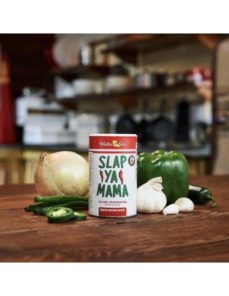 Condimento cajún Slap Ya Mama, mezcla de pimienta blanca, 227 g