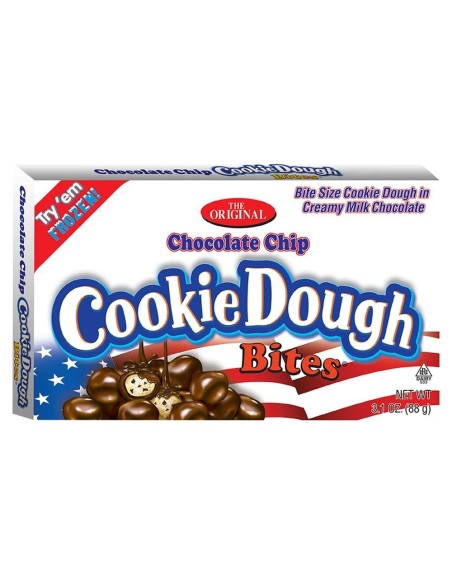 Red, White & Blue Chocolate Chip Cookie Dough Bites