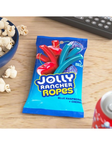 Jolly Rancher Ropes Blue Raspberry & Cherry 170g