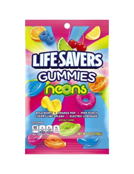 Gomitas de neón Lifesavers