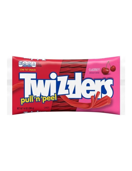 Twizzlers Pull 'n' Peel Cereza 396 g