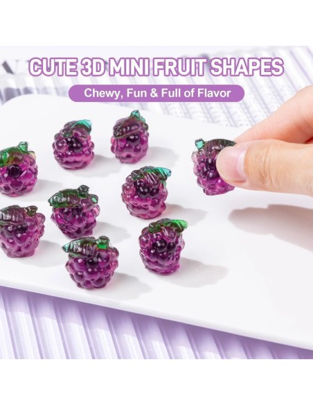 Gomitas de frutas Juicy Burst de uva