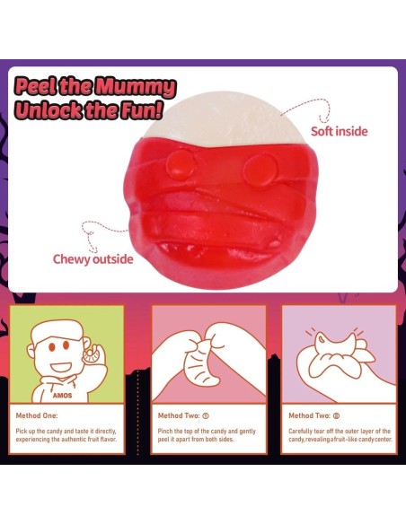 Mummia gommosa Peelerz Halloween
