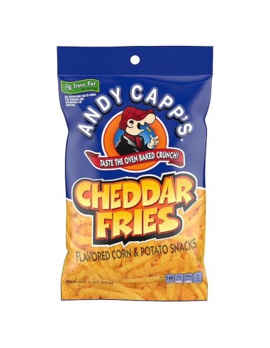 Papas fritas con queso cheddar de Andy Capp