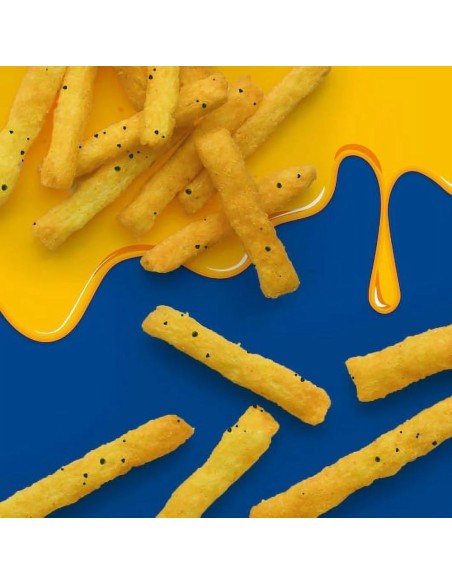 Papas fritas con queso cheddar de Andy Capp