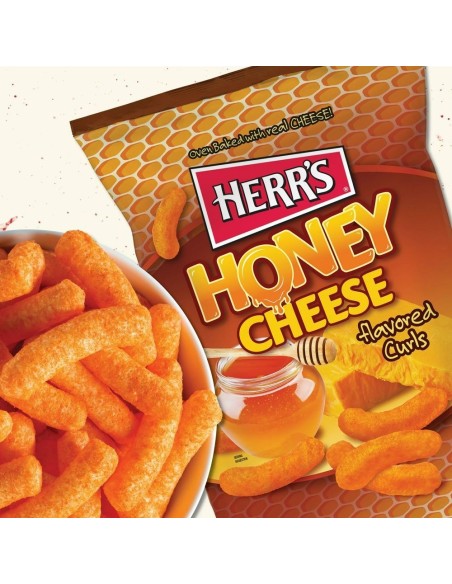 Rizos de queso y miel Herr's 28 g