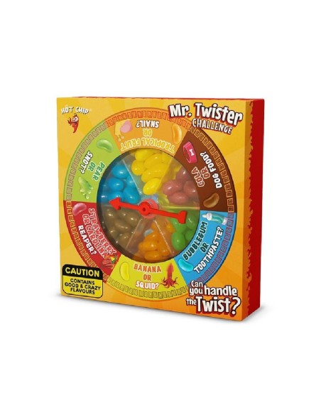 Desafío del Sr. Twister con patatas fritas calientes