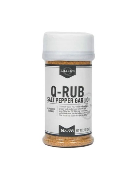 Lillie's Q Q-Rub Sal Pimienta Ajo 224g