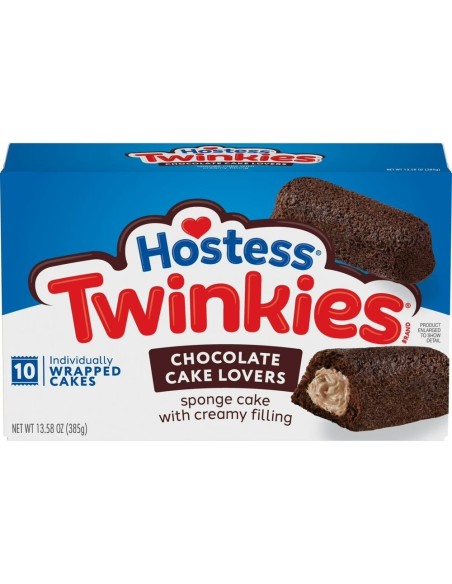 Twinkies Hostess para amantes del pastel de chocolate: Pasteles de doble chocolate americanos | Pop's America