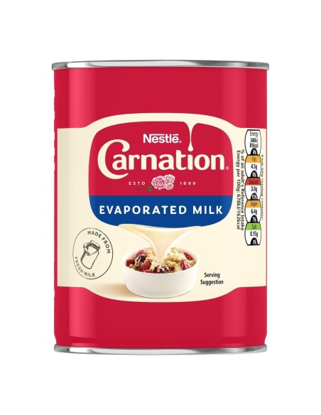 Leche evaporada Nestlé Carnation 410 g