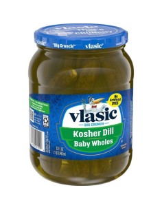 Pepinillos de eneldo Vlasic Kosher Baby Wholes 946 ml – Pepinillos de eneldo enteros pequeños | Pop’s America 2