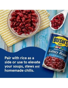 Frijoles rojos oscuros Bush's Best 454 g – Frijoles rojos oscuros americanos | Pop's America 2