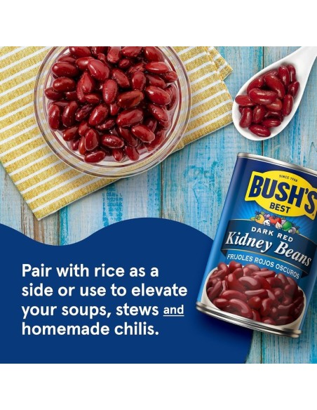 Frijoles rojos oscuros Bush's Best 454 g