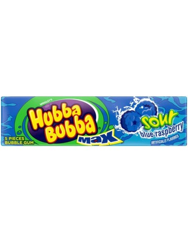 Chicle Hubba Bubba Max de frambuesa azul ácida
