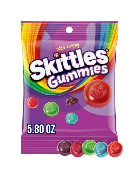 Skittles Gummies ai frutti di bosco