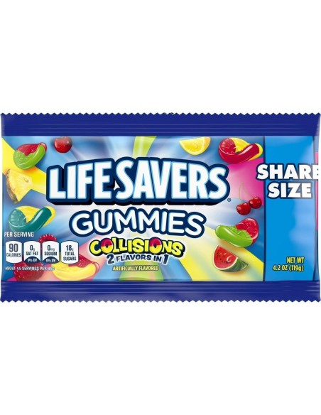 Gomitas Lifesavers Collisions Compartir Tamaño