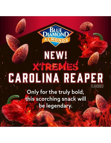 Almendras Blue Diamond Xtremes Carolina Reaper