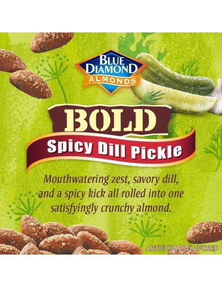 Mandorle Blue Diamond, sottaceti piccanti all'aneto