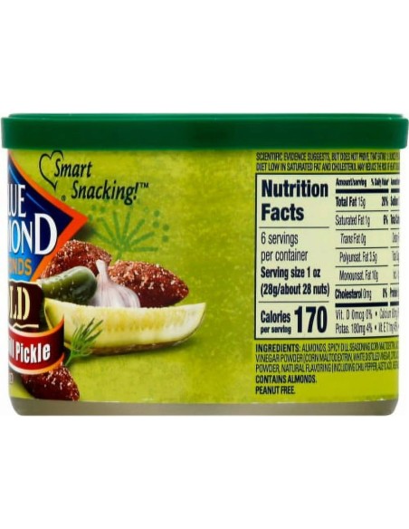 Mandorle Blue Diamond, sottaceti piccanti all'aneto