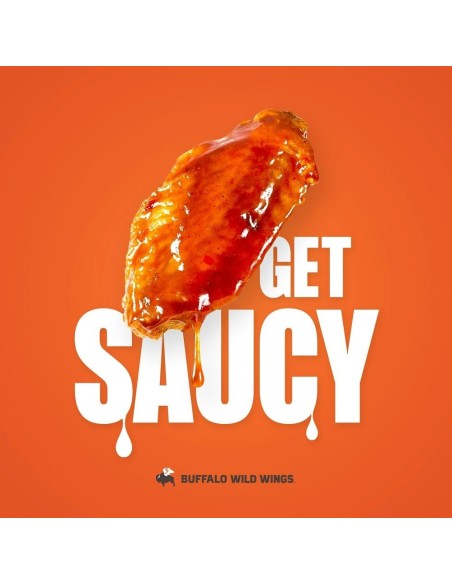 Alitas de búfalo salvajes con salsa barbacoa de miel