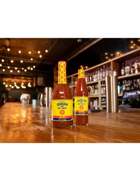 La salsa picante original de la marca Luisiana