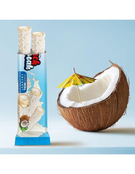 Like Home Snack Break Wafer Roll Coconut