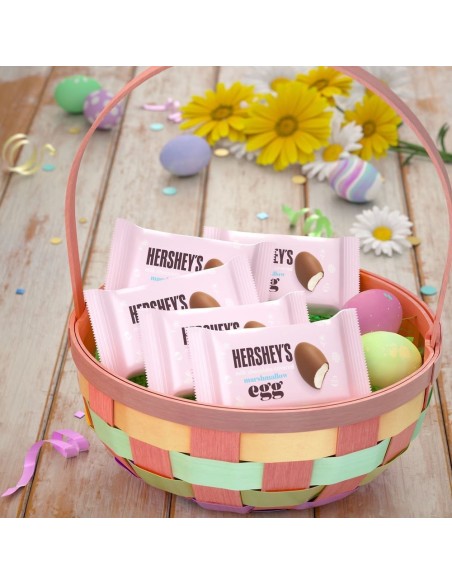 Uova di cioccolato al latte e marshmallow Hershey's, confezione da 6