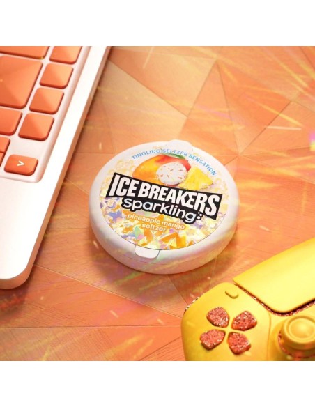 Ice Breakers Seltzer frizzante all'ananas e al mango