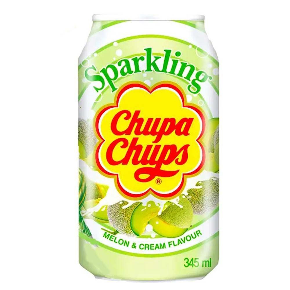 Chupa Chups Sparkling Melon & Cream Flavour