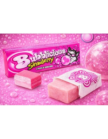 Spruzzo di fragole frizzante