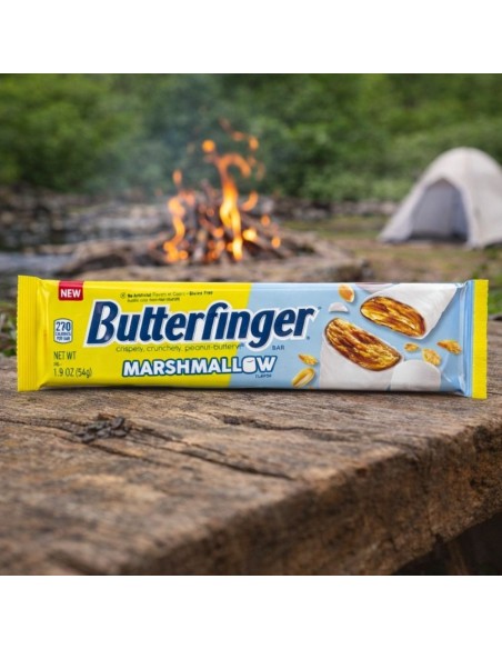 Barras Butterfinger de malvavisco