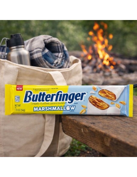 Barras Butterfinger de malvavisco