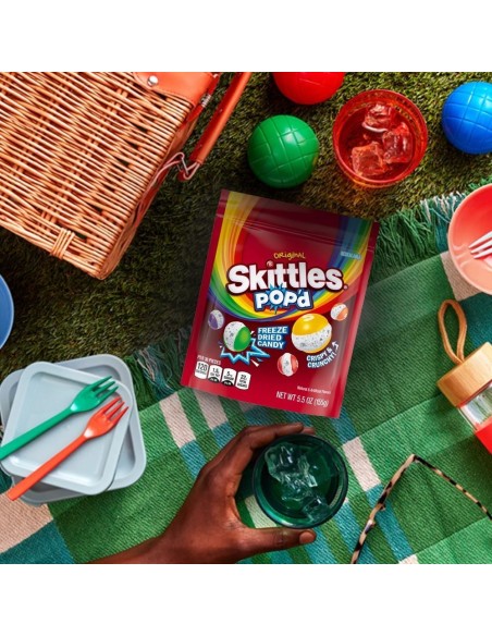 Caramelle liofilizzate originali Skittles POP'd