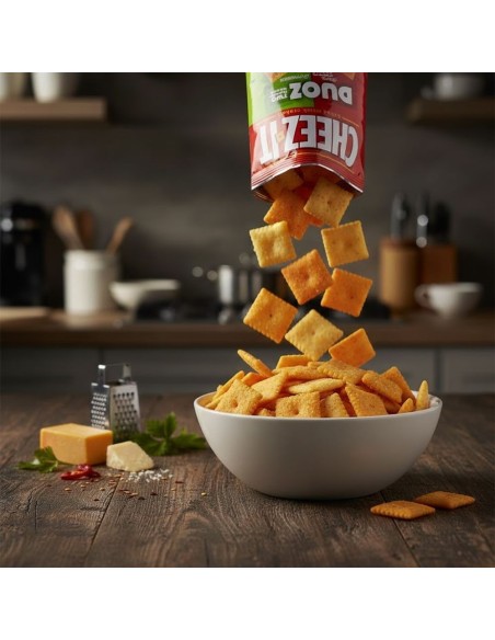 Cheez-It Duoz queso cheddar fuerte y parmesano