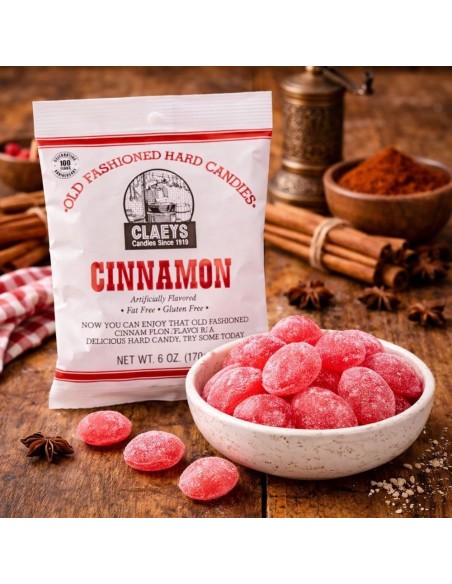 Claeys Hard Candies Cinnamon