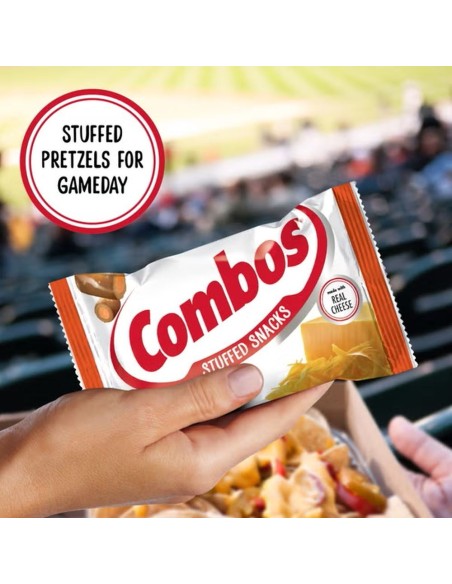 Combinaciones de pretzel horneado con queso cheddar