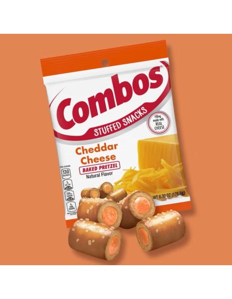 Combos Baked Pretzel Cheddar Cheese 179g