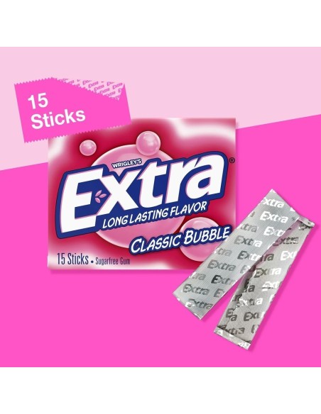 Chicle Extra Clásico Burbuja