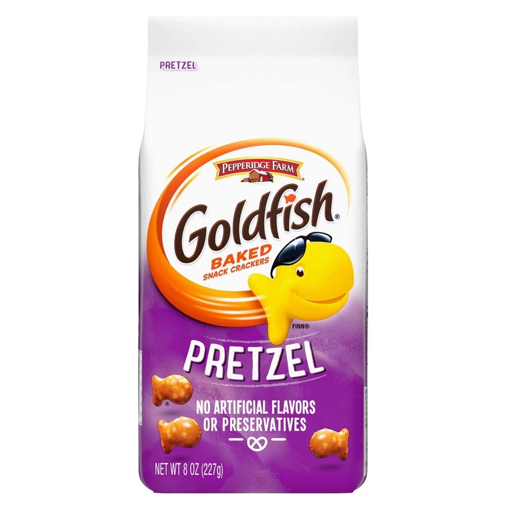 Crackers Goldfish Pretzel