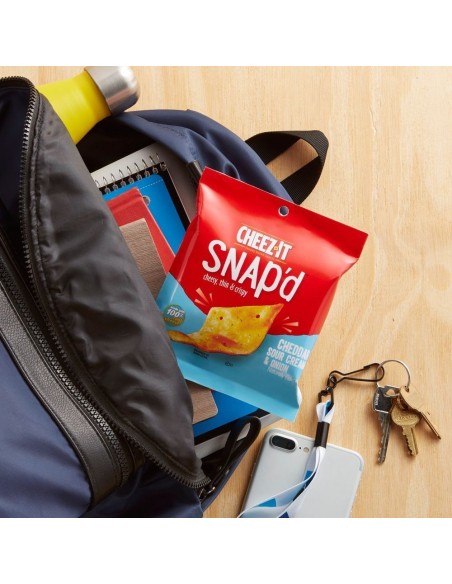 Cheez-It Snap'd Cheddar, panna acida e cipolla