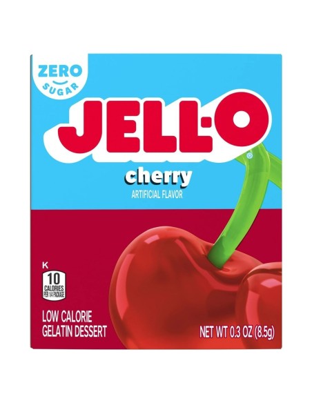 Gelatina alla ciliegia senza zucchero Jell-O