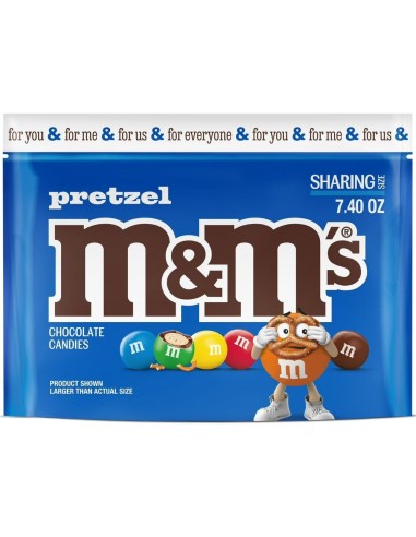 Pretzel de M&M's para compartir