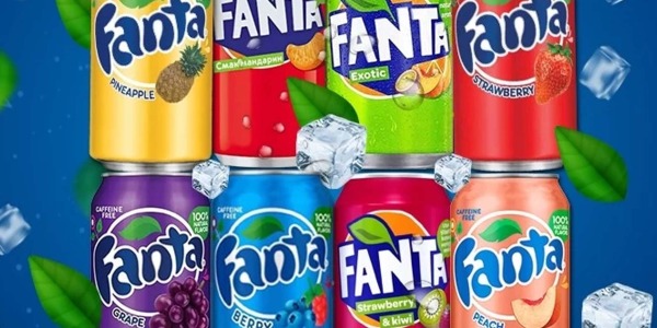 Les différents parfums de la boisson Fanta