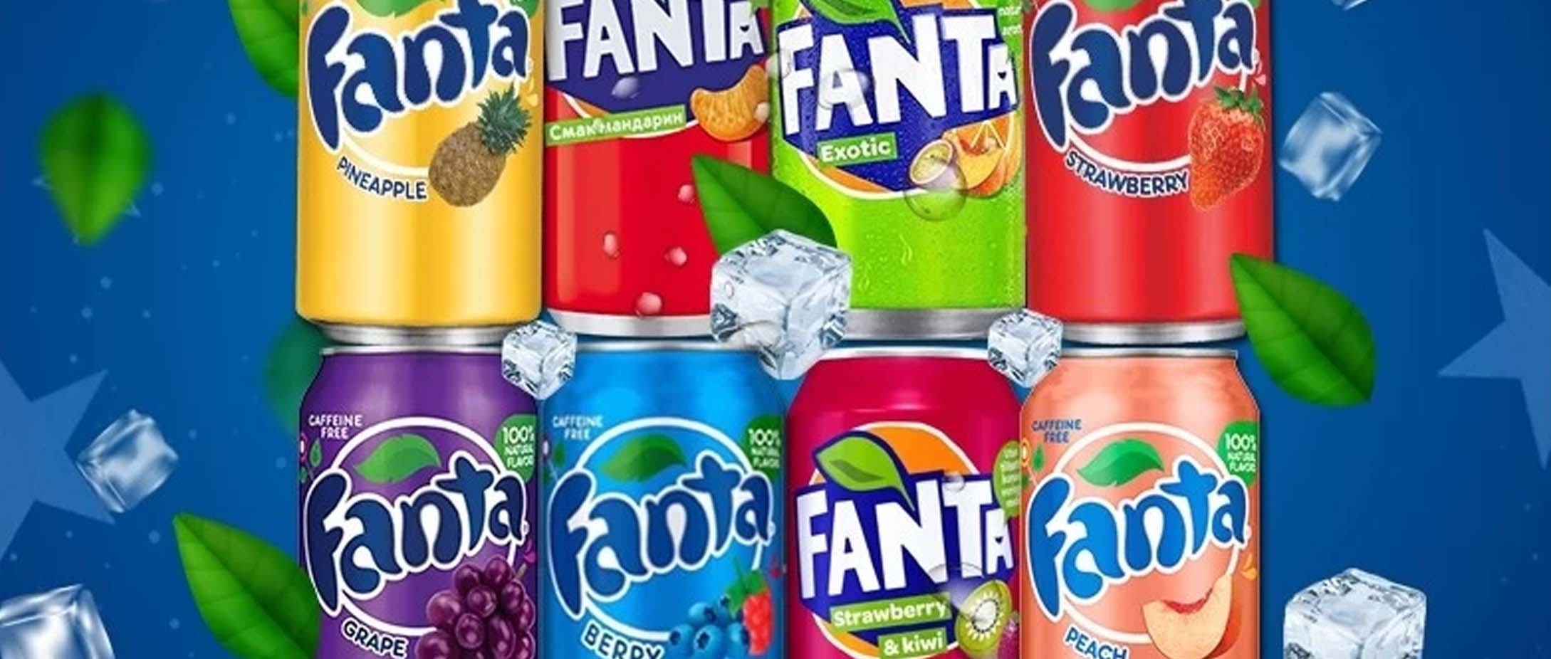 Fanta : des boissons gazeuses fruitées et rafraîchissantes - Pop's America